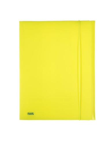 CART. ELASTICO NEON 24X33 GIALLO