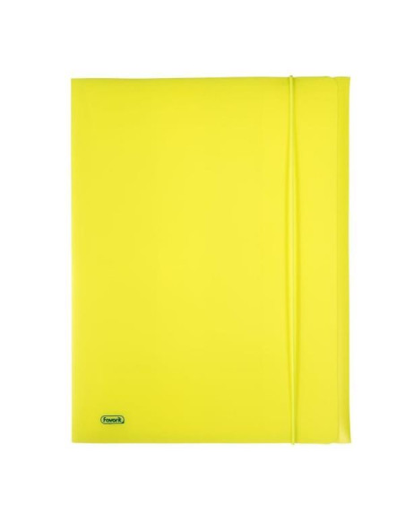 CART. ELASTICO NEON 24X33 GIALLO