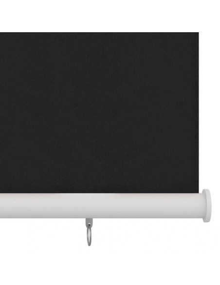 Tenda a Rullo per Esterni 180x140 cm Nera