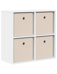 Credenza con cassetto Bianco 59,5 x 27 x 57 cm 2