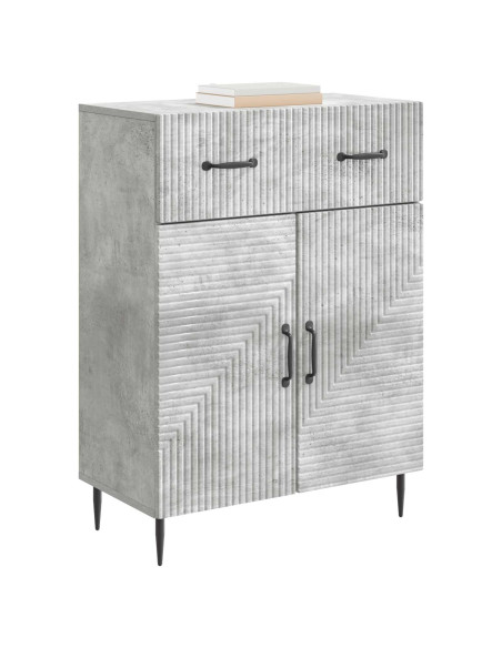 Credenza con cassetto Grigio Cemento 66 x 34,5 x 89,5 cm