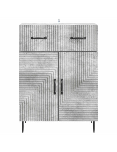Credenza con cassetto Grigio Cemento 66 x 34,5 x 89,5 cm