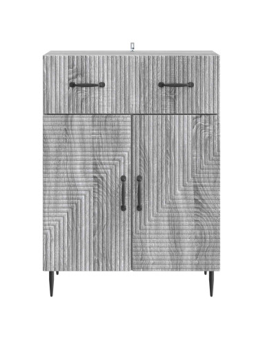 Credenza Grigio Sonoma 66 x 34,5 x 89,5 cm Legno ingegnerizzato