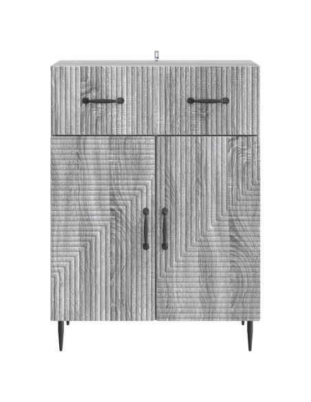 Credenza Grigio Sonoma 66 x 34,5 x 89,5 cm Legno ingegnerizzato