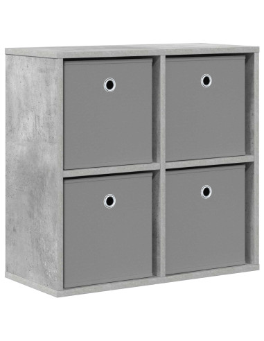 Credenza con cassetto Grigio cemento 59,5 x 27 x 57 cm
