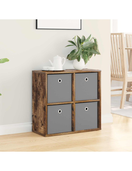 Credenza con cassetto Rovere fumé 59,5 x 27 x 57 cm