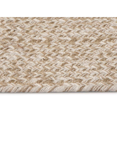 Tappeti per area Bianco 152 x 245 cm Juta