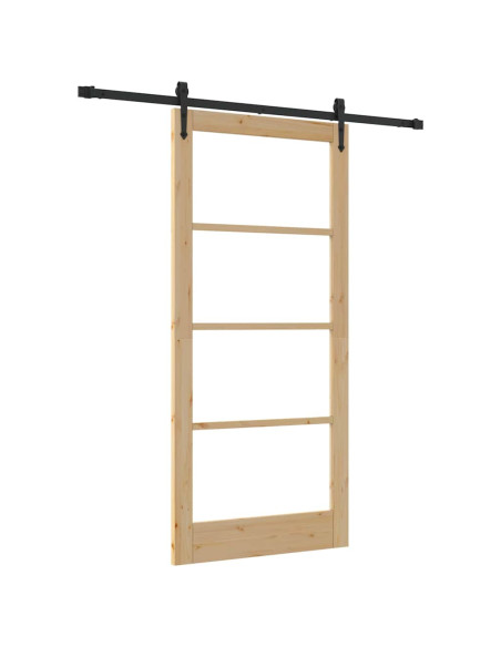 Porta scorrevole Naturale 93 x 202 cm