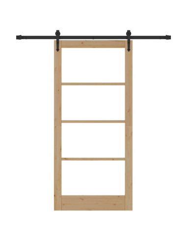 Porta scorrevole Naturale 93 x 202 cm