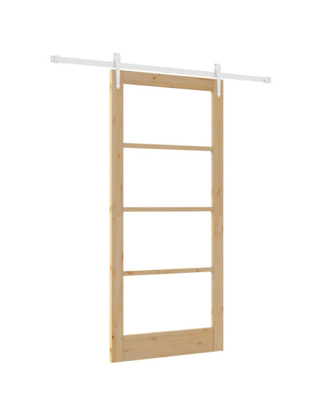Porta scorrevole Naturale 93 x 202 cm