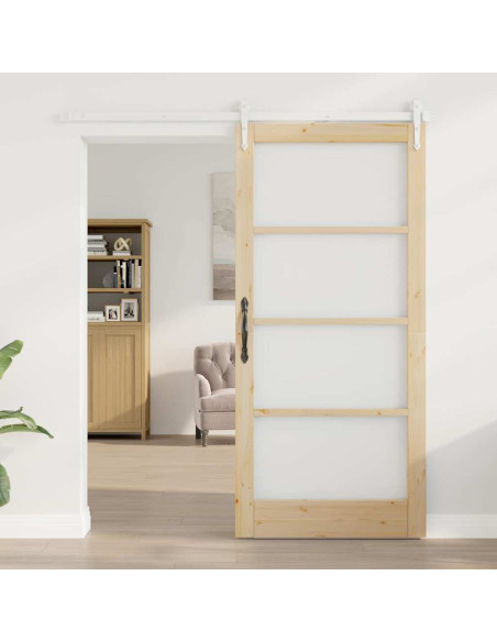 Porta scorrevole Naturale 93 x 202 cm