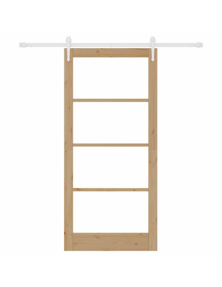 Porta scorrevole Naturale 93 x 202 cm