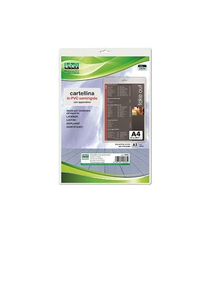 PORTA AVVISI PVC A4