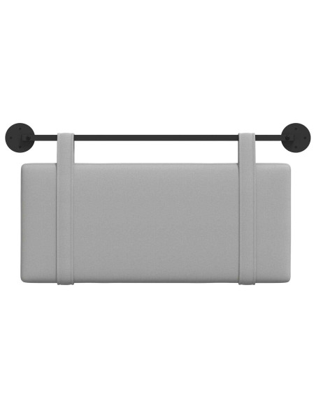 Testata appesa Grigio Nuvola 100 x 55 x 5 cm Tessuto