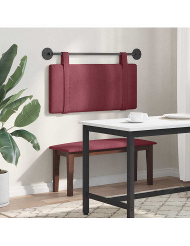 Testata appesa Tinta unita Rosso Vino 100 x 55 x 5 cm Tessuto