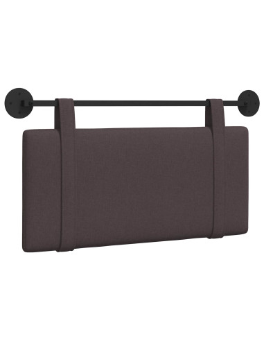 Testata appesa Marrone Scuro 100 x 55 x 5 cm Tessuto