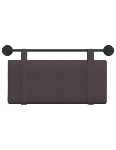 Testata appesa Marrone Scuro 100 x 55 x 5 cm Tessuto