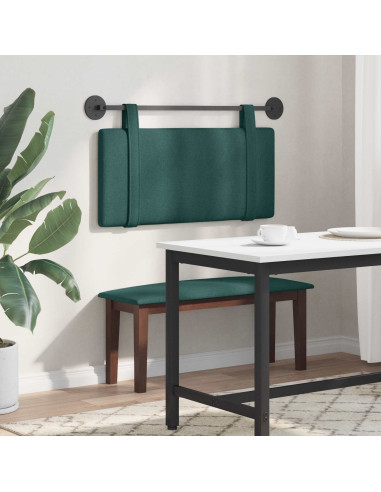 Testata appesa Tinta unita Verde Scuro 100 x 55 x 5 cm Tessuto
