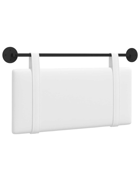 Testata appesa Tinta unita Bianco 100 x 55 x 5 cm Tessuto