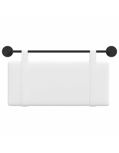Testata appesa Tinta unita Bianco 100 x 55 x 5 cm Tessuto