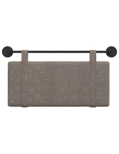 Testata appesa Tinta unita Grigio 100 x 55 x 5 cm PU Antico