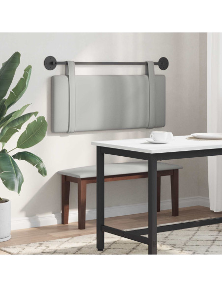 Testata appesa Grigio Nuvola 110 x 55 x 5 cm Tessuto
