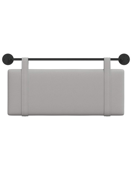Testata appesa Grigio Nuvola 110 x 55 x 5 cm Tessuto