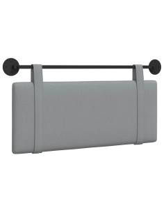 Testata appesa Grigio chiaro 110 x 55 x 5 cm Tessuto 2