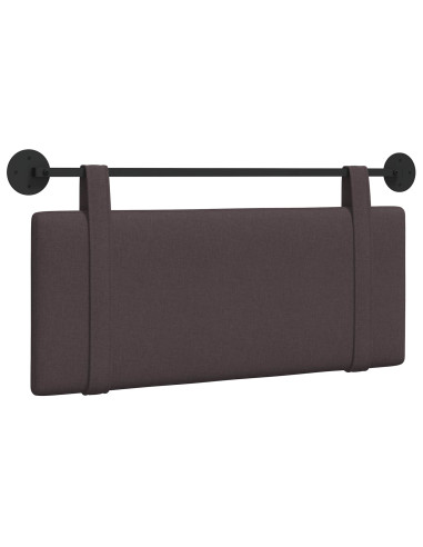 Testata appesa Marrone Scuro 110 x 55 x 5 cm Tessuto