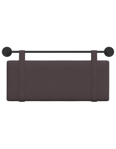 Testata appesa Marrone Scuro 110 x 55 x 5 cm Tessuto