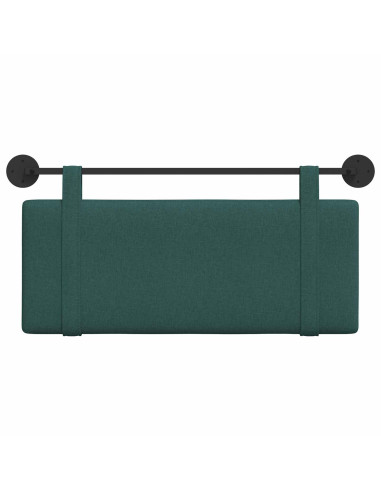 Testata appesa Tinta unita Verde Scuro 110 x 55 x 5 cm Tessuto