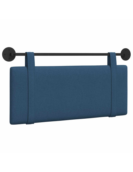 Testata appesa Montaggio a parete Blu 110 x 55 x 5 cm Tessuto