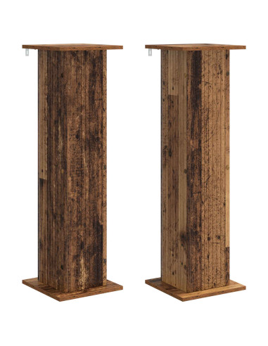 Supporto per piante 2 pcs Legno antico 30,5 x 30 x 100,5 cm