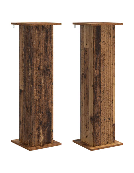 Supporto per piante 2 pcs Legno antico 30,5 x 30 x 100,5 cm