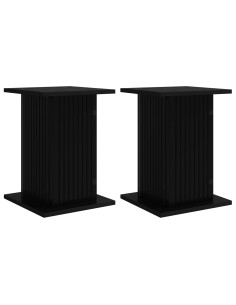 Supporto per piante 2 pcs Nero 30,5 x 30 x 43 cm 2