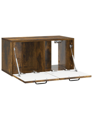 Mobile Porta TV da Muro Rovere Fumo 59,5 x 31 x 30 cm