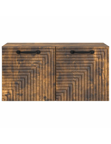 Mobile Porta TV da Muro Rovere Fumo 59,5 x 31 x 30 cm