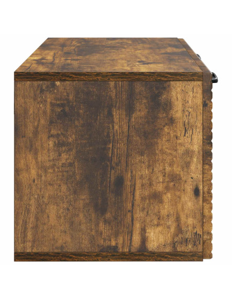 Mobile Porta TV da Muro Rovere Fumo 59,5 x 31 x 30 cm