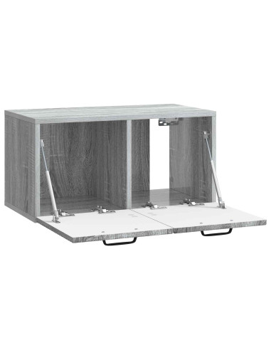 Mobile Porta TV da Muro Grigio Sonoma 59,5 x 31 x 30 cm