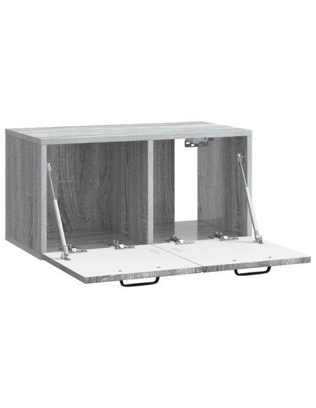 Mobile Porta TV da Muro Grigio Sonoma 59,5 x 31 x 30 cm