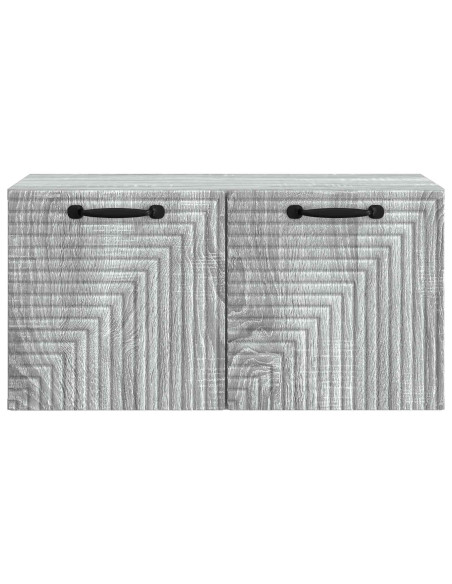 Mobile Porta TV da Muro Grigio Sonoma 59,5 x 31 x 30 cm