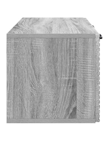 Mobile Porta TV da Muro Grigio Sonoma 59,5 x 31 x 30 cm