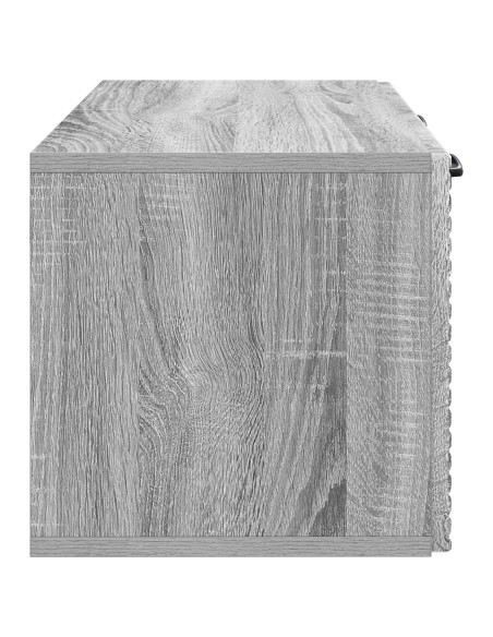 Mobile Porta TV da Muro Grigio Sonoma 59,5 x 31 x 30 cm