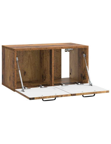 Mobile Porta TV da Muro Legno antico 59,5 x 31 x 30 cm