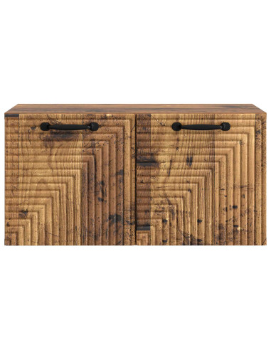 Mobile Porta TV da Muro Legno antico 59,5 x 31 x 30 cm