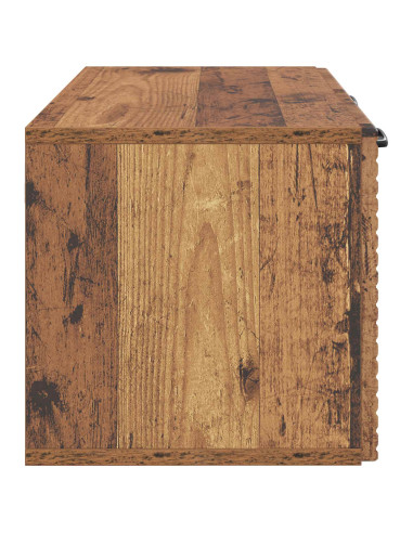 Mobile Porta TV da Muro Legno antico 59,5 x 31 x 30 cm