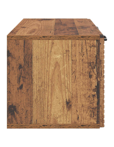 Mobile Porta TV da Muro Legno antico 59,5 x 31 x 30 cm