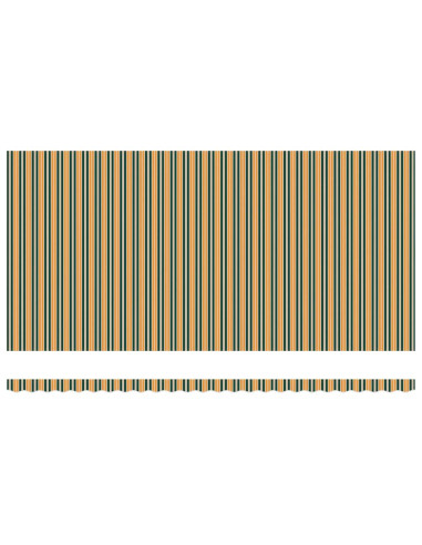 Telo di ricambio per tenda da sole Verde e giallo 580 x 345 cm