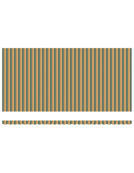 Telo di ricambio per tenda da sole Verde e giallo 580 x 345 cm