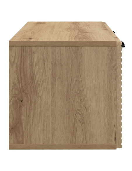 Mobile Porta TV da Muro Rovere Artigianale 59,5 x 31 x 30 cm